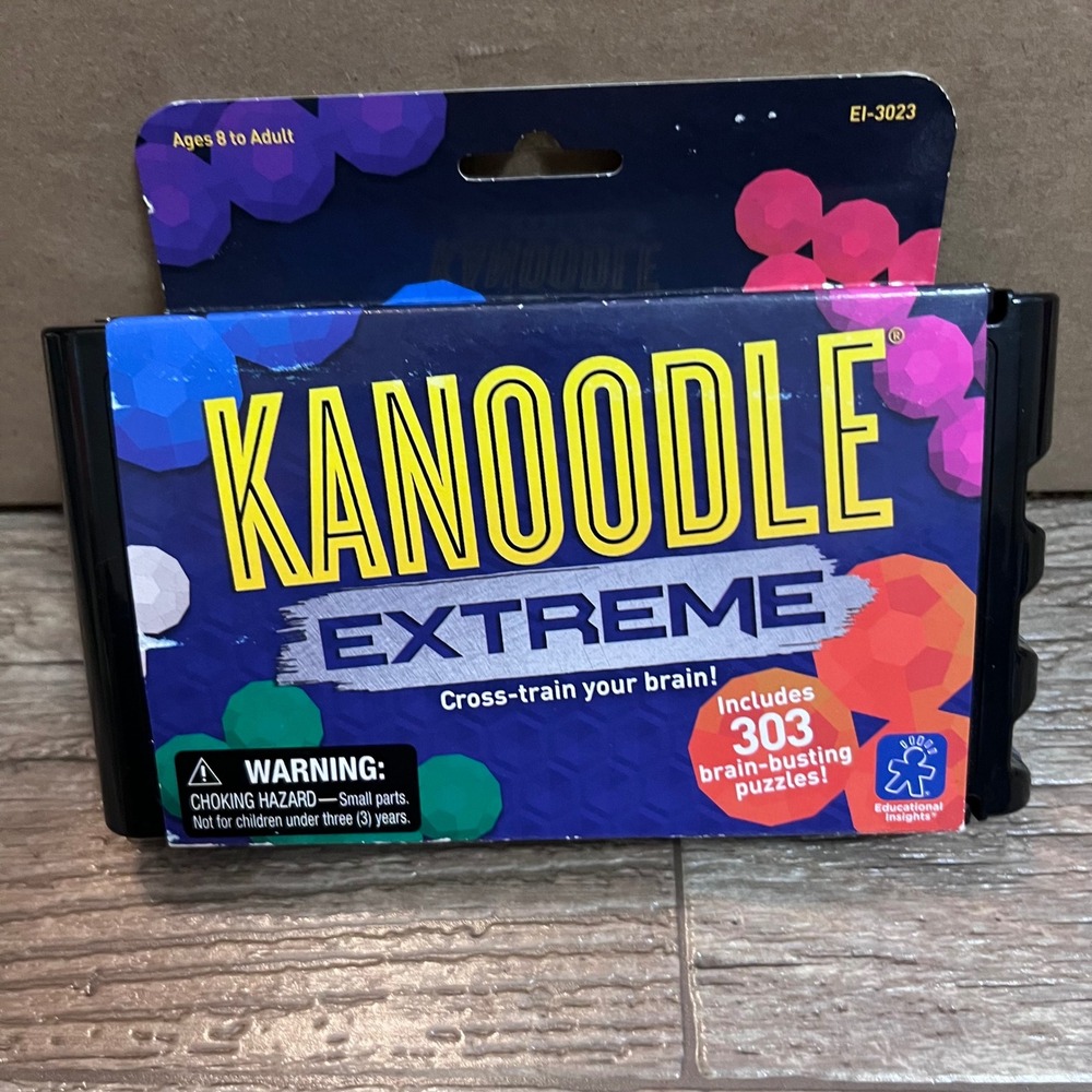 Educational Insights Kanoodle Extreme 303 Puzzle Game EI-3023 New‎